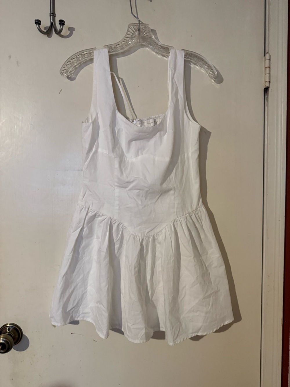 Beige Botany White Smocked Bodice Dess